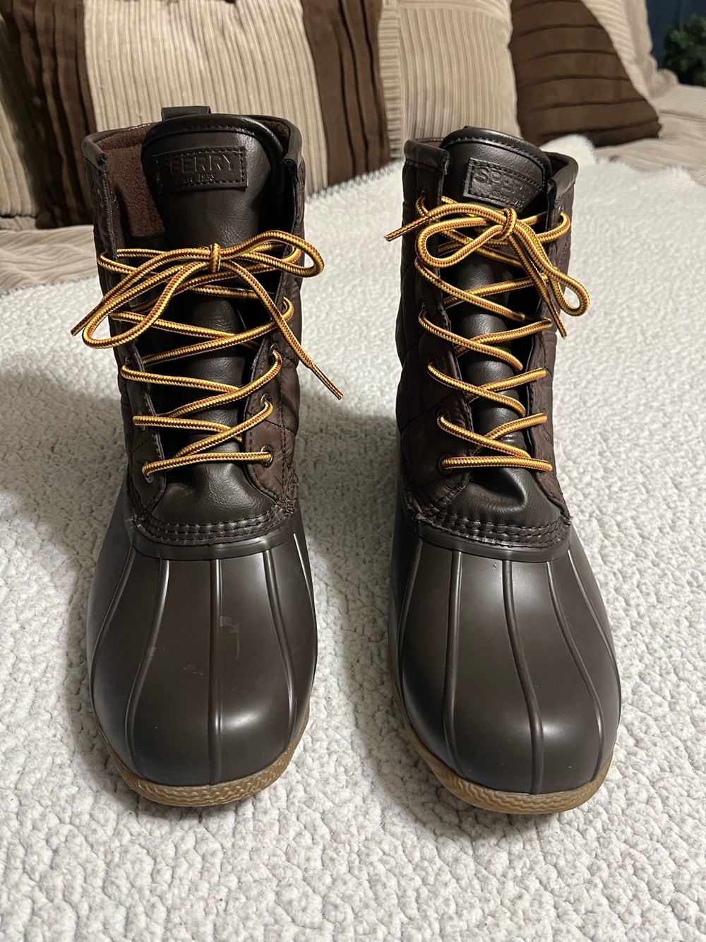 Sperry Saltwater Nylon Quilted Duck Boots